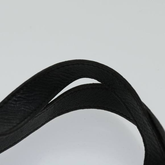 CELINE Macadam Canvas Hand Bag PVC Black Auth 69608 - Picture 14 of 16